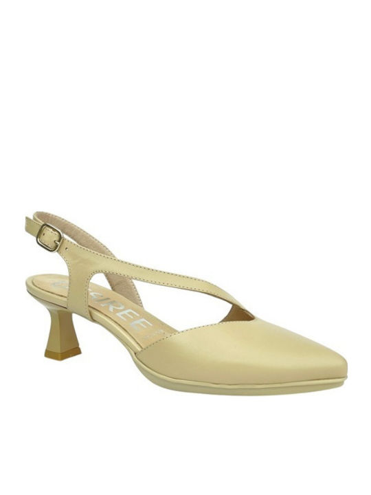 Anatomic Beige Medium Heels Maia29