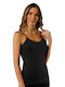 Women's T-Shirt with Spaghetti Strap Charcoal