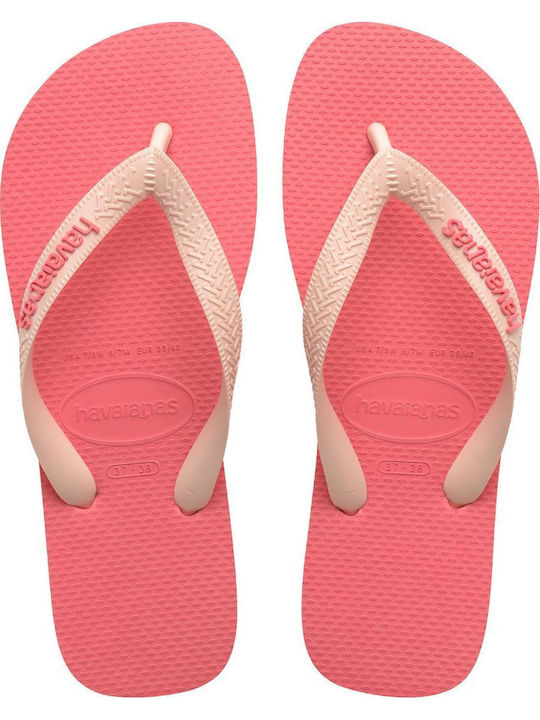 Havaianas Top Logo Pop Up Σαγιονάρες σε Ροζ Χρώμα