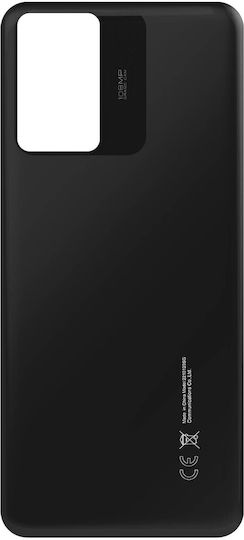 Clappio Replacement Battery Cover Xiaomi Redmi Note 12s Black