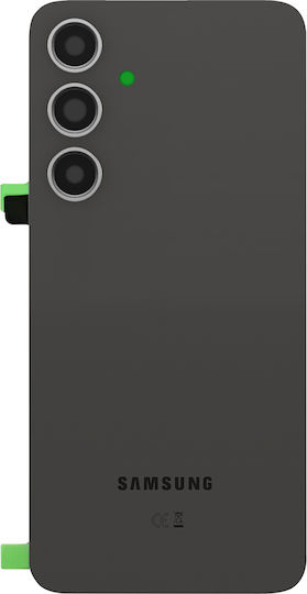 Clappio Ersatzabdeckung Rückglas Samsung Galaxy S24 FE Schwarz