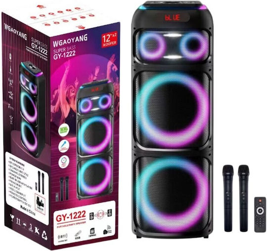 Караоке Система с Безжични Микрофони и Светлинни Ефекти WGY-1222 Черен