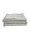 To megalo pazari Throws Set 3 Pcs Two Sides Chenille Light Gray