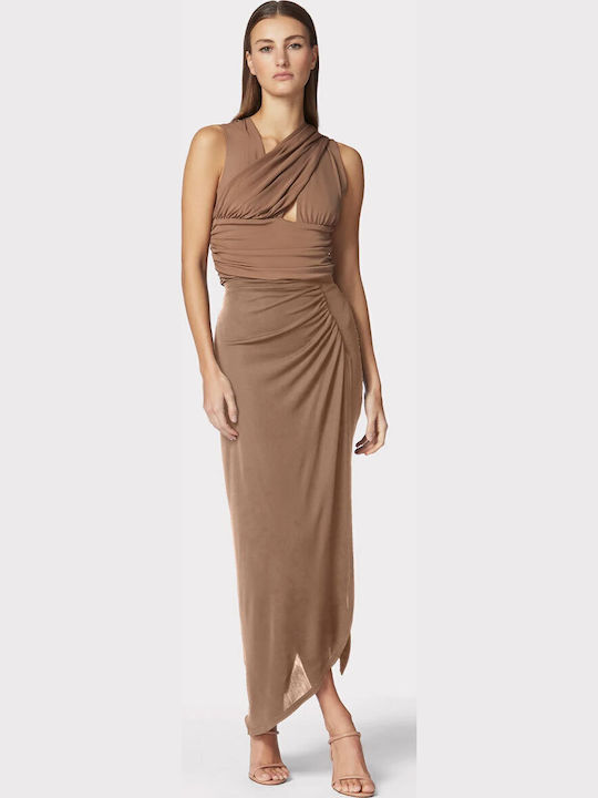 Herve Leger Φούστα Καφέ