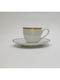 Christinholm Set of Cups Coffee Porcelain Gold 6pcs