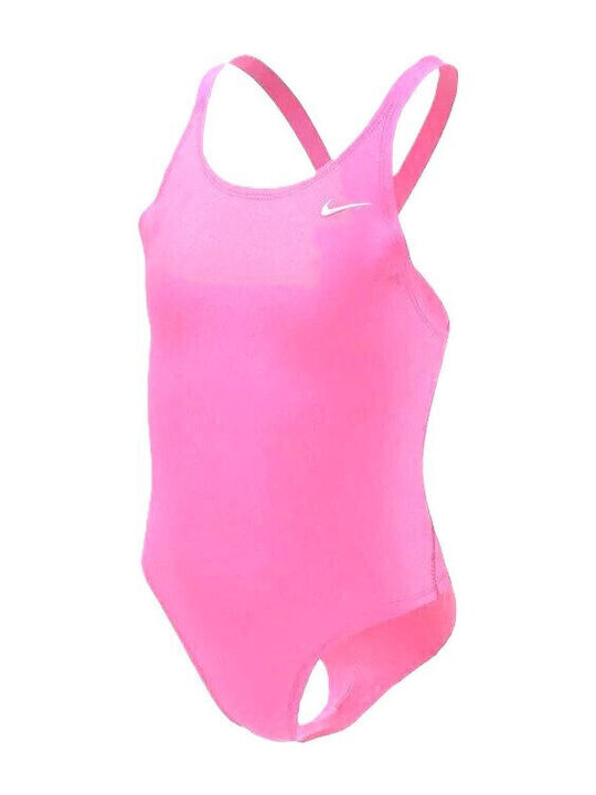 Nike Hydrastrong Fastback Παιδικό Μαγιό Ολόσωμο Ροζ