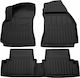 Race Axion Set of Front and Rear Mats 5pcs Tray Type for Opel Zafira 1999-2005 Black