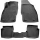 Race Axion Set of Front and Rear Mats 4pcs Tray Type for Opel Corsa 2014-2019 Black
