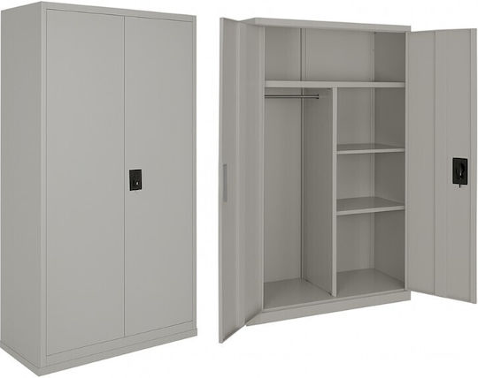 Doppelflügelig Lite Metallisch Galvanisiert 90x40x180cm