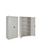 Double-Leaf Lite Metallic Cabinet with Locking Capability 90x40x180 cm
