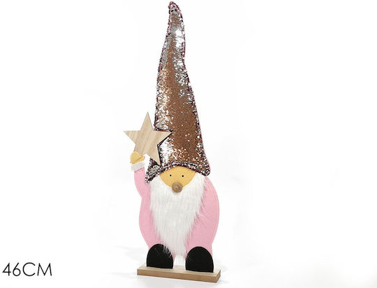 InTheBox Weihnachtliche Stoff Figur Zwerge Gold Höhe 46cm