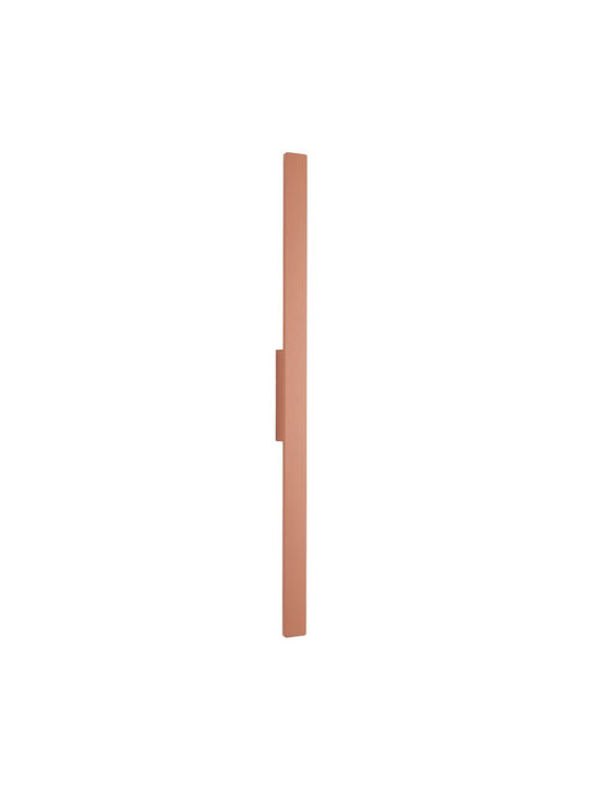 Nowodvorski Lamp Wall with Integrated LED and Warm White Light Red 5.2x100cm