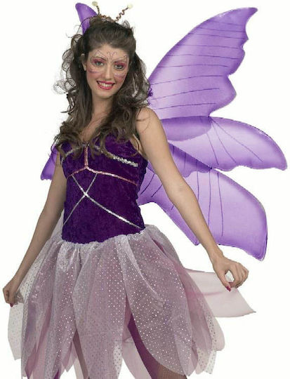 Kokoracostume Accesoriu de Carnaval Aripi Violet 116 Cm
