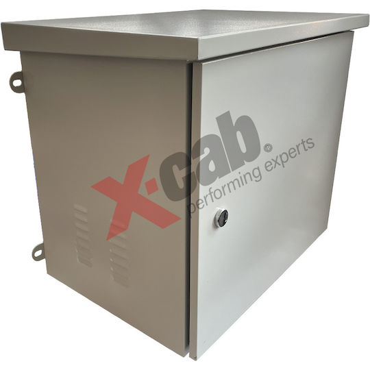 Xcab Dulap Metalic Outdoor 19" Montat Pe Perete Rack 9U 600x400 Mm IP-55 Xcab