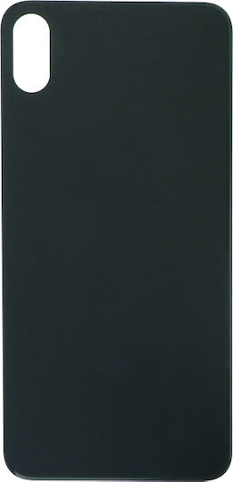 Apple Iphone Xs Max Battery Door Adhesive Large Hole Version Black Logo Oem