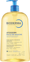 Atoderm Huile de douche Απαλό ελαιώδες αφρόλουτρο κατά των ερεθισμών για το ευαίσθητο ξηρό προς ατοπικό δέρμα