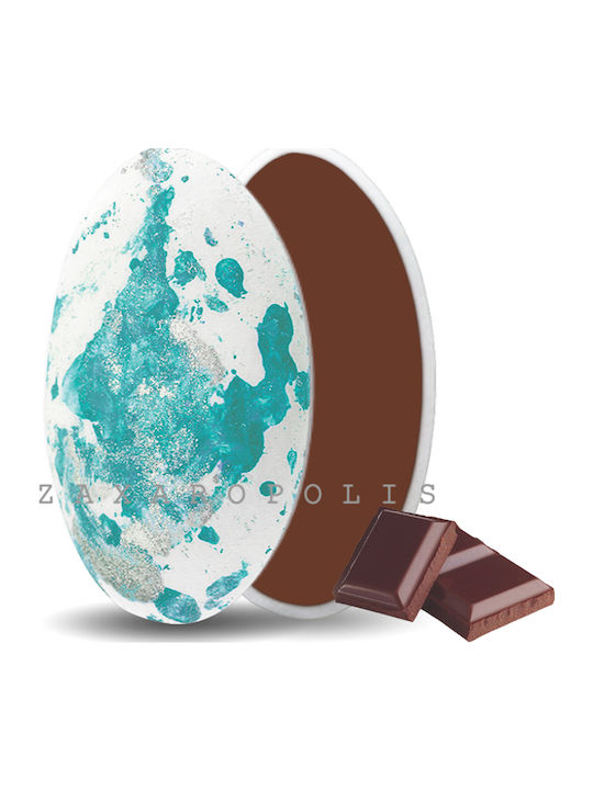 Zaxaropolis Κουφέτα Choco Splash σε Σχήμα Κλασικό με Γεύση Σοκολάτα Τιρκουάζ 1000gr
