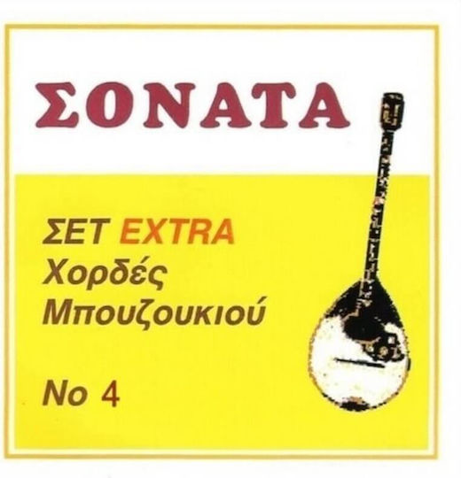 Sonata Σετ Χορδών για Μπουζούκι / Μπάσο Extra