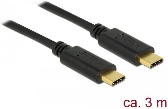 DeLock DeLock USB Typ-C Kabel USB-C Männlich Gold 3m