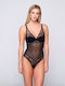 Pearl Sexy Bodysuit C D Schwarz