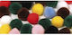 Pompon Misc Colors 15 Mm 60 Pieces