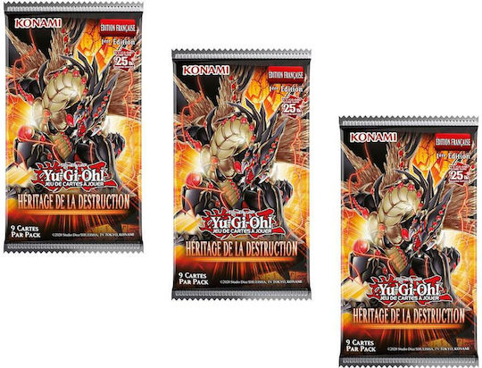 Yu-gi-oh Set 3 Legacy Destruction Playing Card Boosters Multicolour