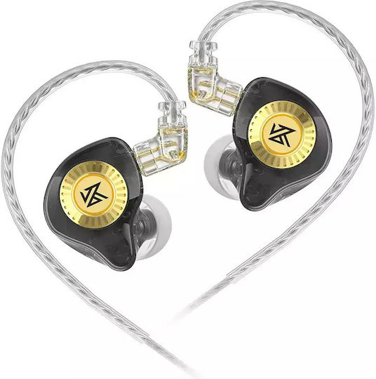 KZ Ακουστικά Ψείρες In Ear με Bluetooth Μαύρα