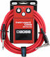Boss Cable 6.3mm Male - 6.3mm Male 3m Red P69B27
