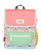 Hello Hossy Kindergarten Backpack School Bag with Water Bottle Holder Multicolour 26 x 9 x 31cm