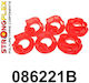 Polyurethane Engine Mounting Base Fill Set Honda Civic Type R Fn2 80sha 3 Pcs 086221b
