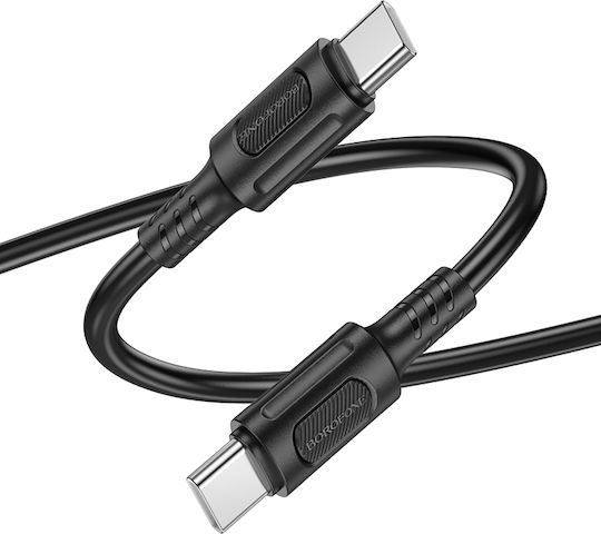 Borofone USB 2.0 Kabel USB-C männlich - USB-C 60W Schwarz 1m NO-BOR-115103