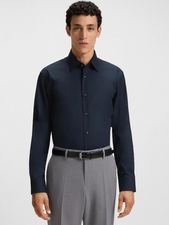 Boss Kent C3 Long-sleeved Shirt Dark Blue