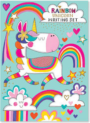 Rachel Ellen Regenbogen Einhorn Kinder Schreibwaren-Set