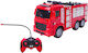 Techkidz Remote-controlled Fire Engine Lighting Effects Red Black