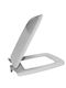 EVIOP Plastic Toilet Seat White 15cm