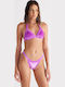 Bikini Τριγωνάκι με Ενίσχυση Μωβ