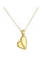 Dio Jewellery Lab Necklace with design Heart from Gold Plated Silver