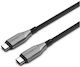 Cygnett Usb-c To Usb-c Armoured Charge 100w 480 Mbps Sync 3m Black