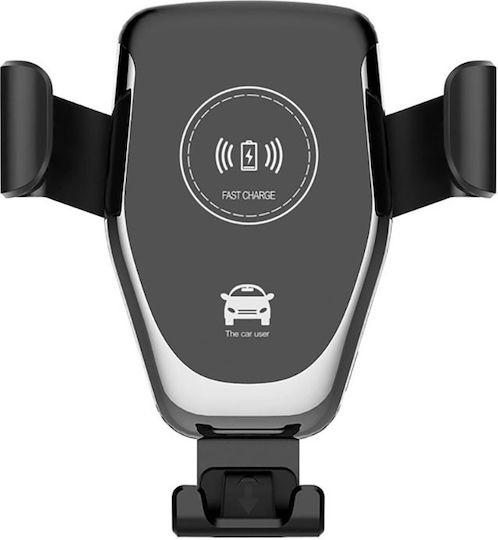 Avizar 360° Drehbarer Handyhalterung Auto Smartphone Kompatibel 10w Kabelloses Aufladen Schwarz