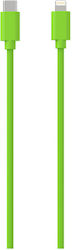 Jaym Lightning To Usb-c Pd 3a Charge Sync Pop Collection Cable 1.5m Green
