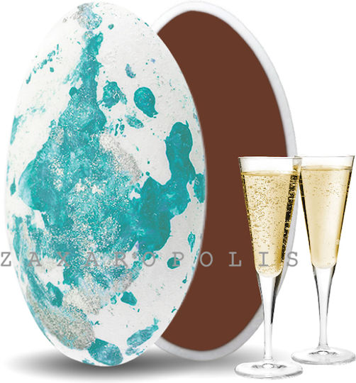 Zaxaropolis Choco Splash in Form von Standard mit Geschmack von Champagner Türkis 1000gr