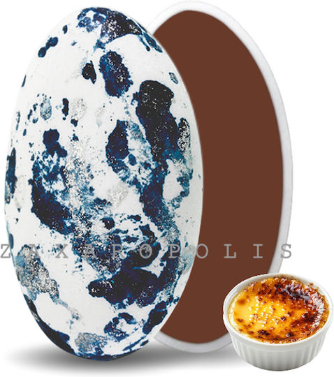 Zaxaropolis Choco Splash in Form von Standard mit Geschmack von Creme Brulee Marineblau 1000gr