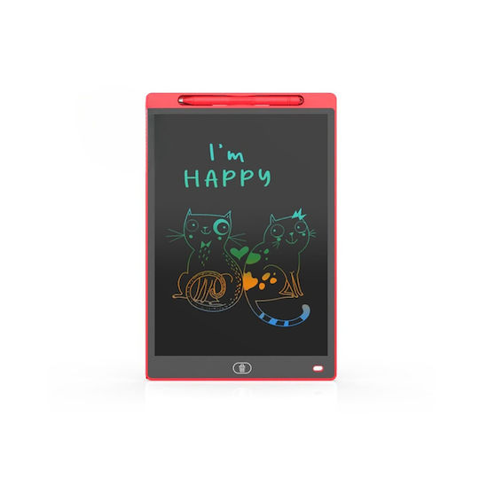 Avizar 12" Erasable Colour Lcd Graphic Tablet Children Red