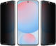 Eiger 2.5D Закалено Стъкло Galaxy S24 Plus S25 Plus Поверителност Ултра Устойчиво Прозрачно Черно