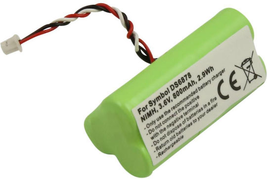 Avizar Replacement Battery Symbol Ds6878 3.6v 800mah Nimh Green