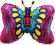 Foil Butterfly Balloon Fuchsia