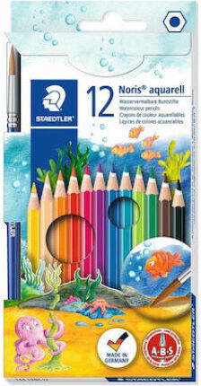 Coloured Pencils Staedtler Noris Watercolor 144 10nc12 12 Colours