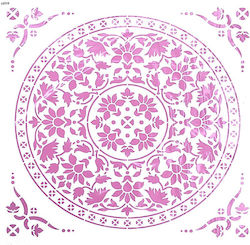 Stencil Διακόσμηση Τοίχου Marmorino Tools Stencil Art 98519