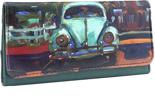 Pera Tobacco Pouch Car Design Green Car Green Tobacco Pouch Vegan Leather Unisex