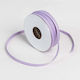 Ribbon 6mmx20m White Organza Lilac